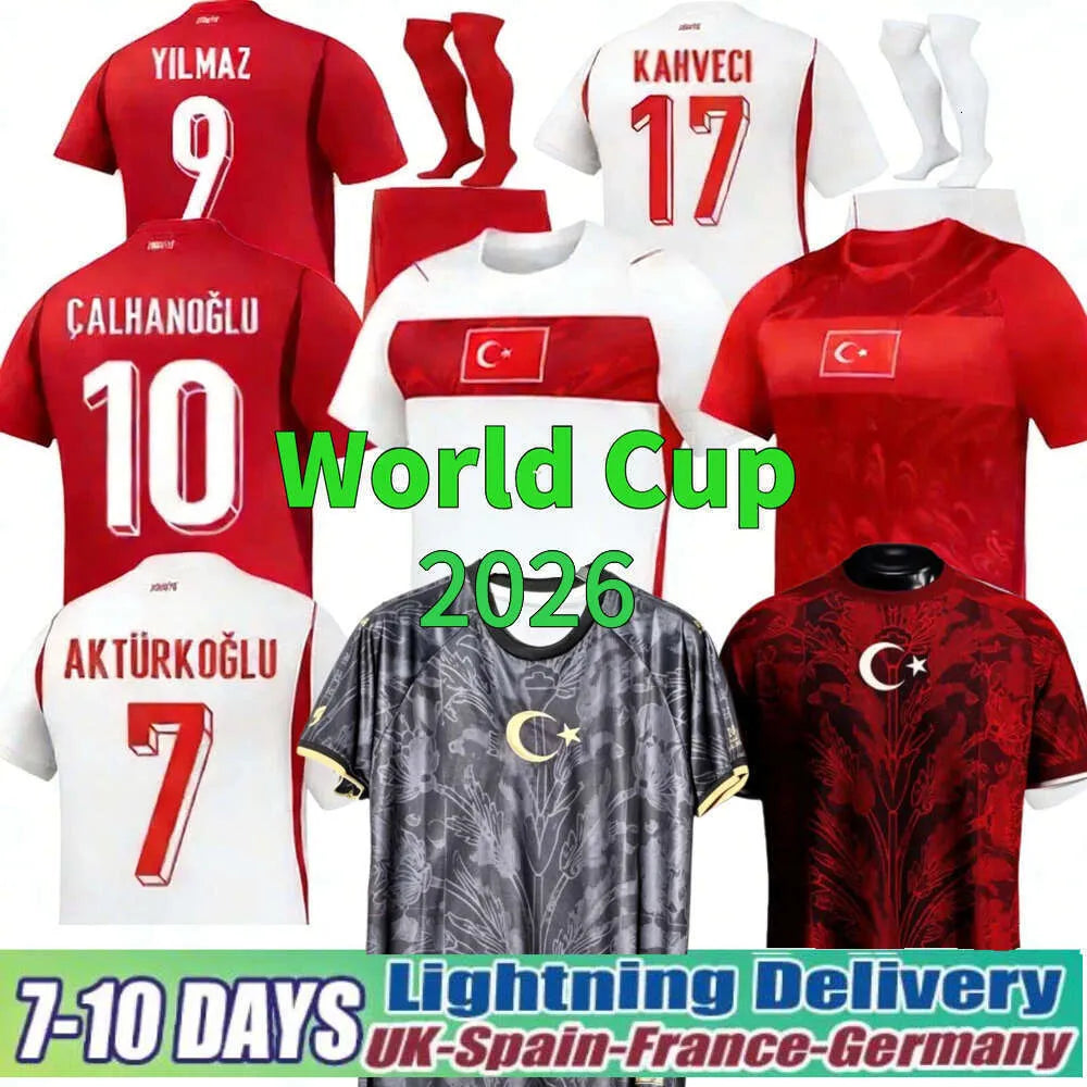 Turkey Jersey 2026 World Cup Turkey Soccer Jersey ARDA GULER DEMIRAL Kokcu 26 27 - SitterJersey.com