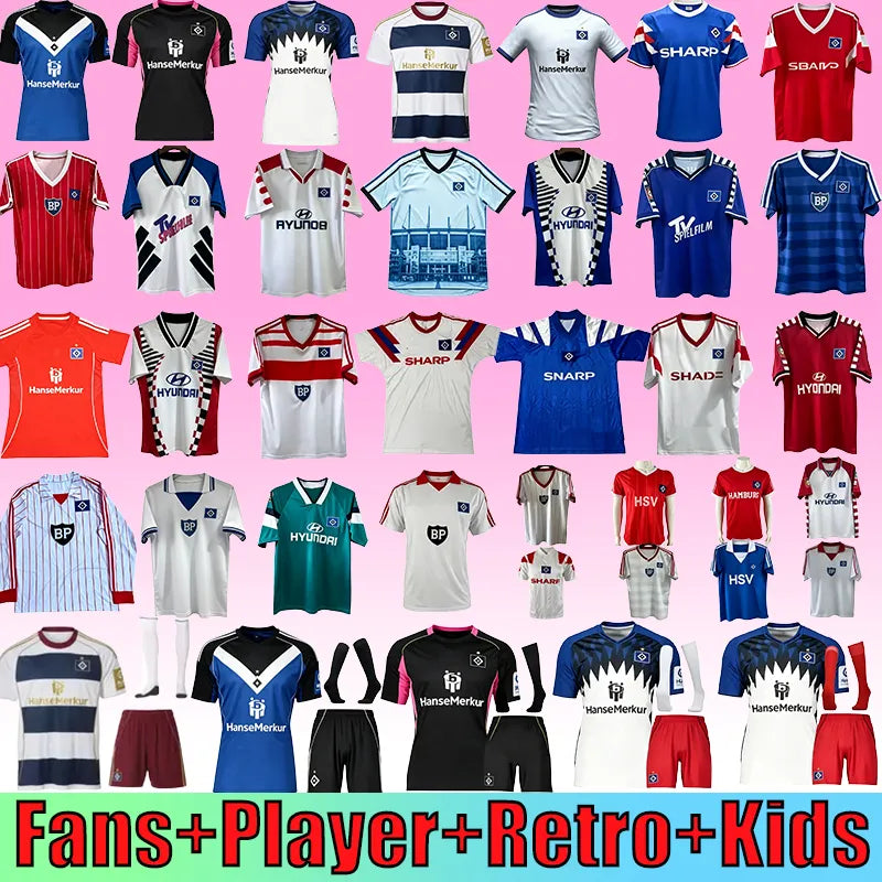 Hsv Trikot Soccer Jersey 25 26 27 Hamburger SV Football Jersey GLATZE VAGNOMAN O - SitterJersey.com