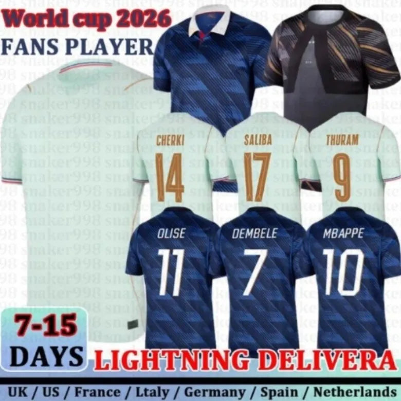 2026 france Soccer jersey world cup 26 27 French Jerseys MBAPPE GIROUD DEMBELE E - SitterJersey.com