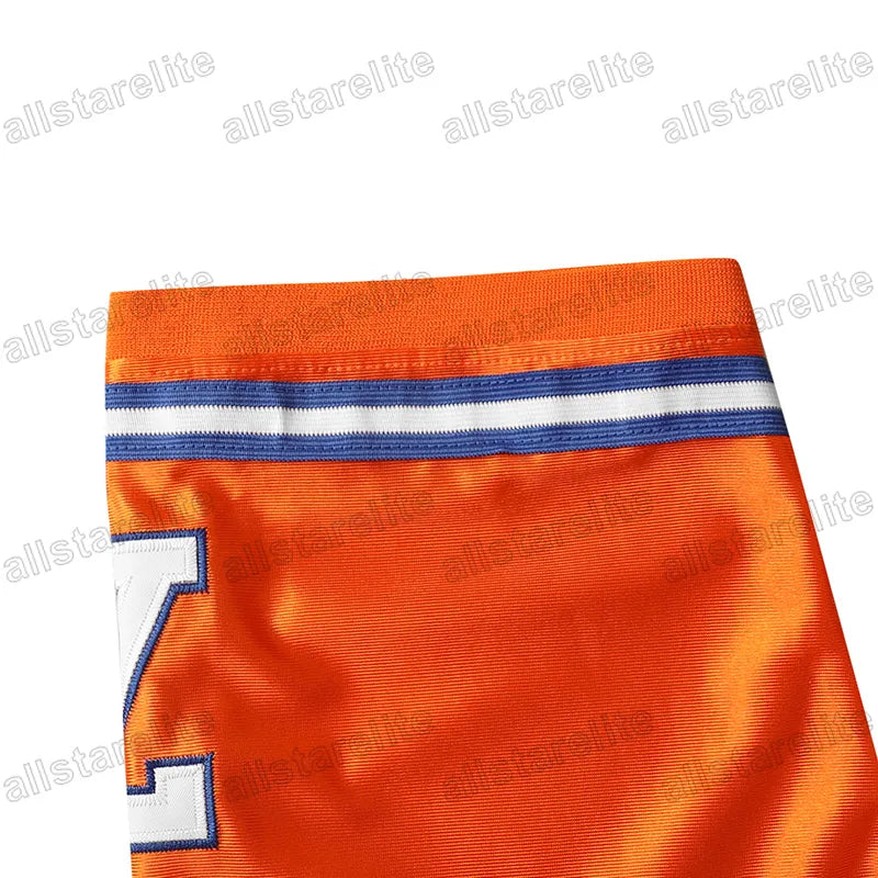 Men's #7 ELWAY Breathable V-Neck Football Jersey Orange Black, Perfect for Train - SitterJersey.com