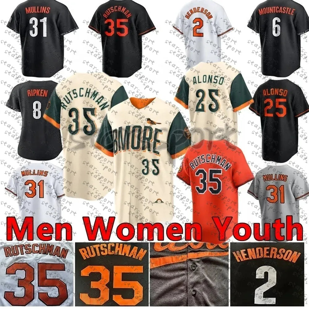 Top Quality 2026 Baseball Jersey Beavers12 Adley Rutschman Gunnar Henderson Cows - SitterJersey.com