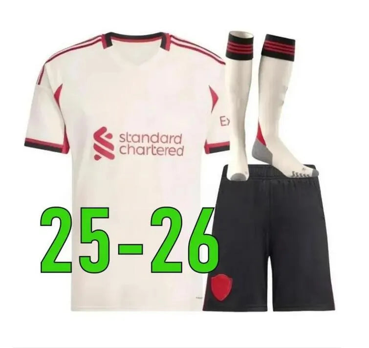 LFC 25 26 27 Liveropool Jersey ISAK WIRTZ EKITIKE M.SALAH VIRGIL Liveropool socc - SitterJersey.com