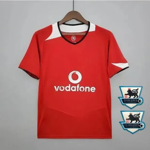 Retro jersey Manchest Soccer Jerseys Long Sleeved Ronaldo Rooney Giggs Nani 2006 - SitterJersey.com