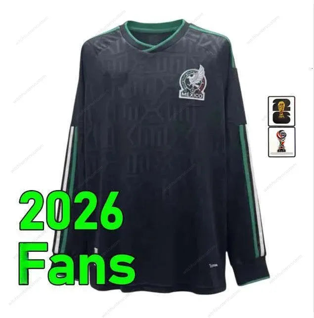Mexico 2026 World Cup RAUL CHICHARITO Soccer Jersey 26 27 H LOZANO Kids Kit Foot - SitterJersey.com