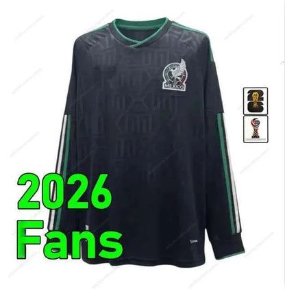 Mexico 2026 World Cup RAUL CHICHARITO Soccer Jersey 26 27 H LOZANO Kids Kit Foot - SitterJersey.com