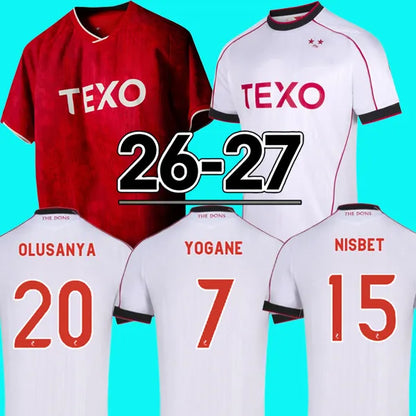 S-4XL 26 27 Aberdeen FC football shirt 2026 2027 Soccer Jerseys men Home Kit MIO - SitterJersey.com