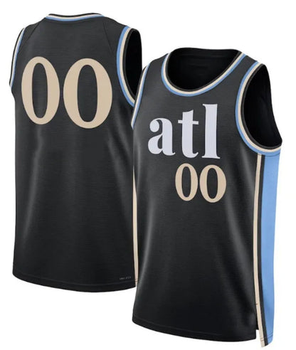 Atlan Hawk Basketball Jerseys Jalen Johnson Alexander Walker Zaccharie Risacher  - SitterJersey.com