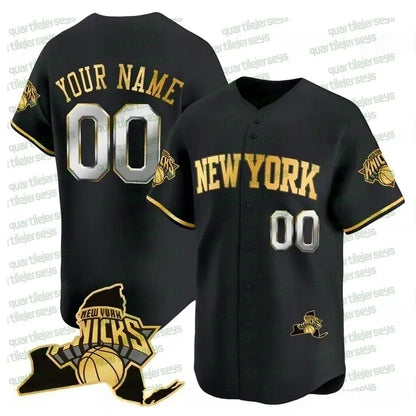 NewYork Knicks 2026 Final Champion Baseball Jersey Jalen Brunson Karl-Anthony To - SitterJersey.com