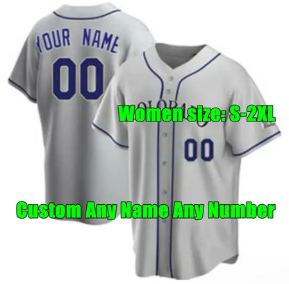 S-4XL 2024 Custom Kris Bryant Jersey Wilson Randal Grichuk Connor Joe Charlie Bl - SitterJersey.com