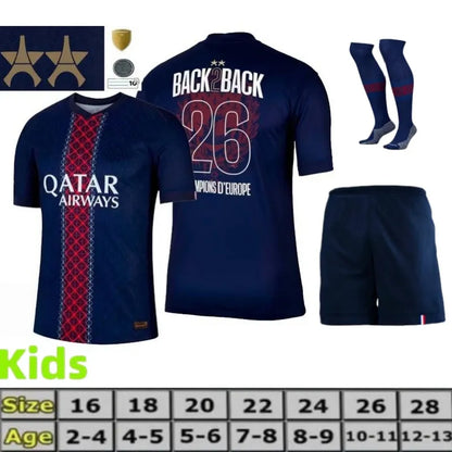 25 26 27psges Jersey O.Dembele D.DOUE KVARATSKHELIA Football Jerseys VITINHA JOA - SitterJersey.com