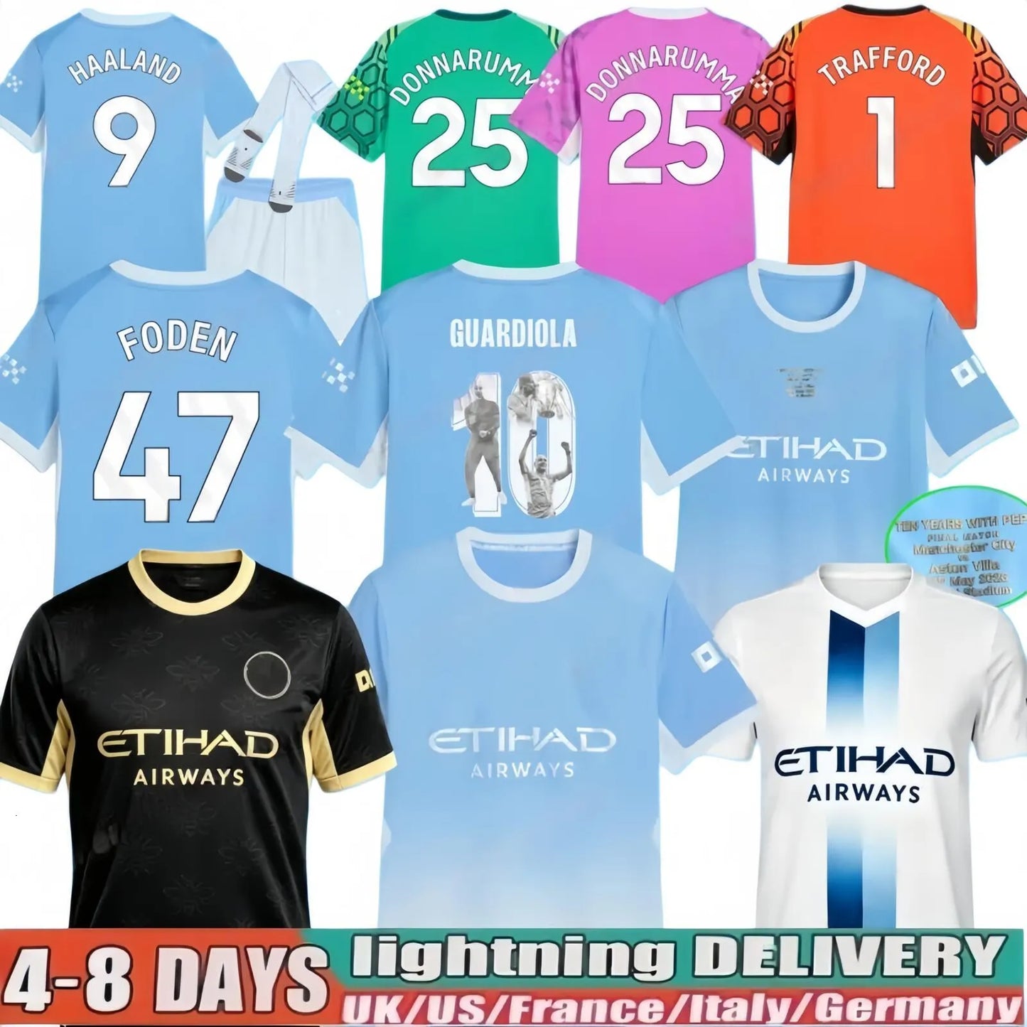 Soccer Jersey Man City 25 26 27 Man Citys HAALAND FODEN Soccer Jersey DONNARUMMA DOKU MARMOUSH GVARDIOL DE BRUYNE NICORetro ManchesterS City26 27 Football Shirt Man Kids Retro - SitterJersey.com