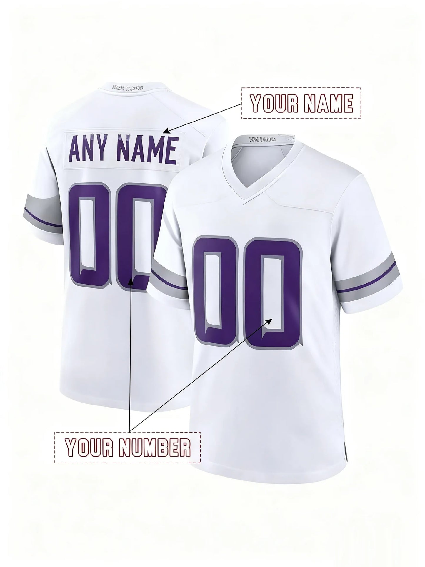 Custom Football Jersey Stroud Collins Anderson Jr. Dell Jerseys Any Name Number  - SitterJersey.com