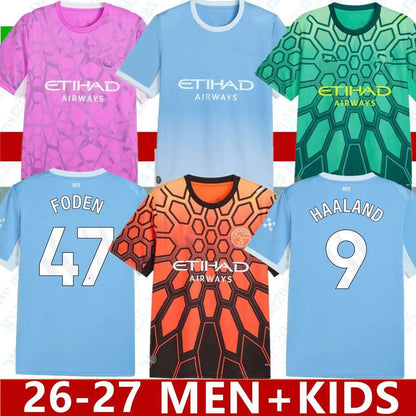 Soccer Jersey Man City 25 26 27 Man Citys HAALAND FODEN Soccer Jersey DONNARUMMA DOKU MARMOUSH GVARDIOL DE BRUYNE NICORetro ManchesterS City26 27 Football Shirt Man Kids Retro - SitterJersey.com