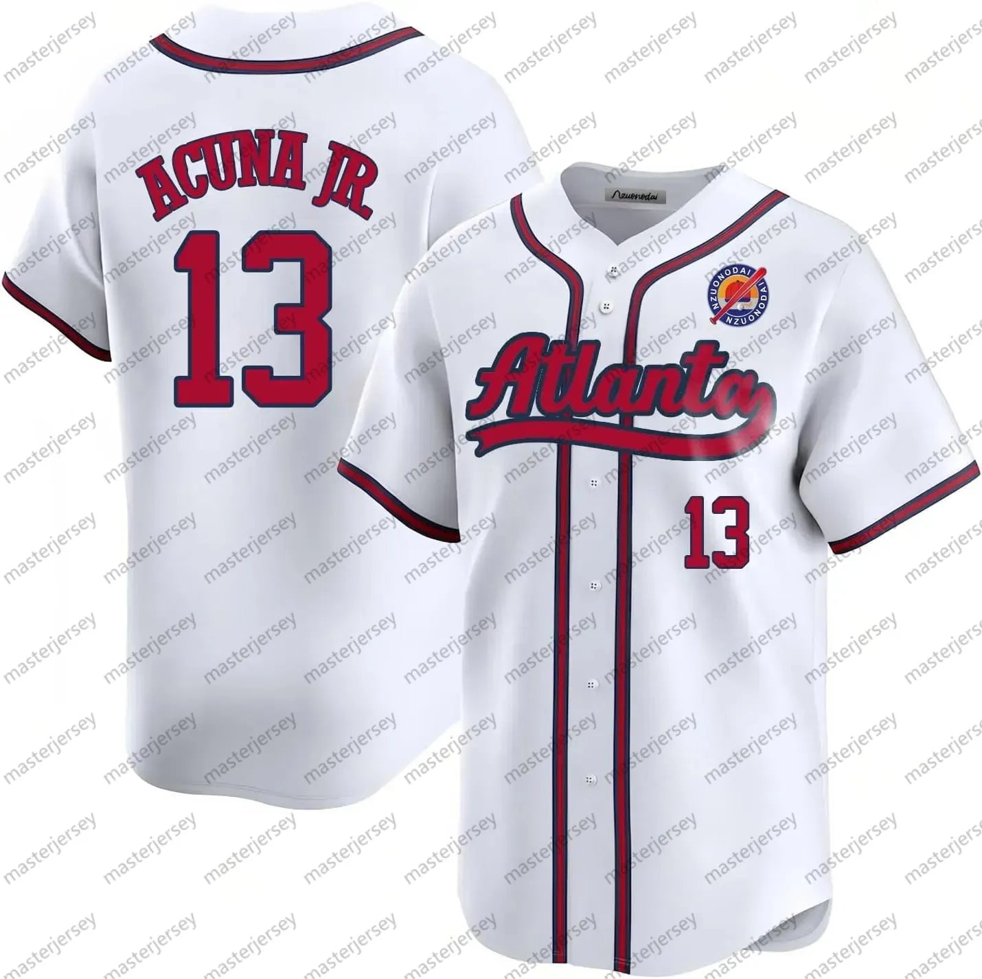 Custom Baseball Jerseys AARON ALBIES ACUNA JR. Men/Women/Youth Jersey Sweatshirt - SitterJersey.com