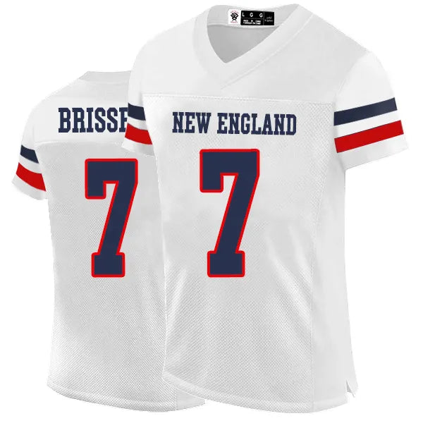 10 Drake Maye Football Jerseys Christian Gonzalez Rhamondre Stevenson Demario Do - SitterJersey.com