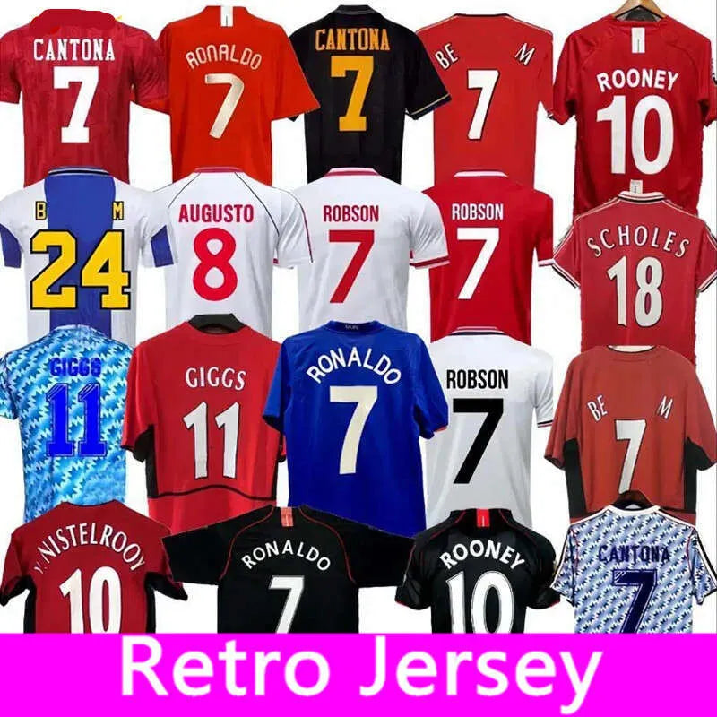 ManUnited Retro Soccer jersey football kit shirt Manchester vintage UTDs United  - SitterJersey.com