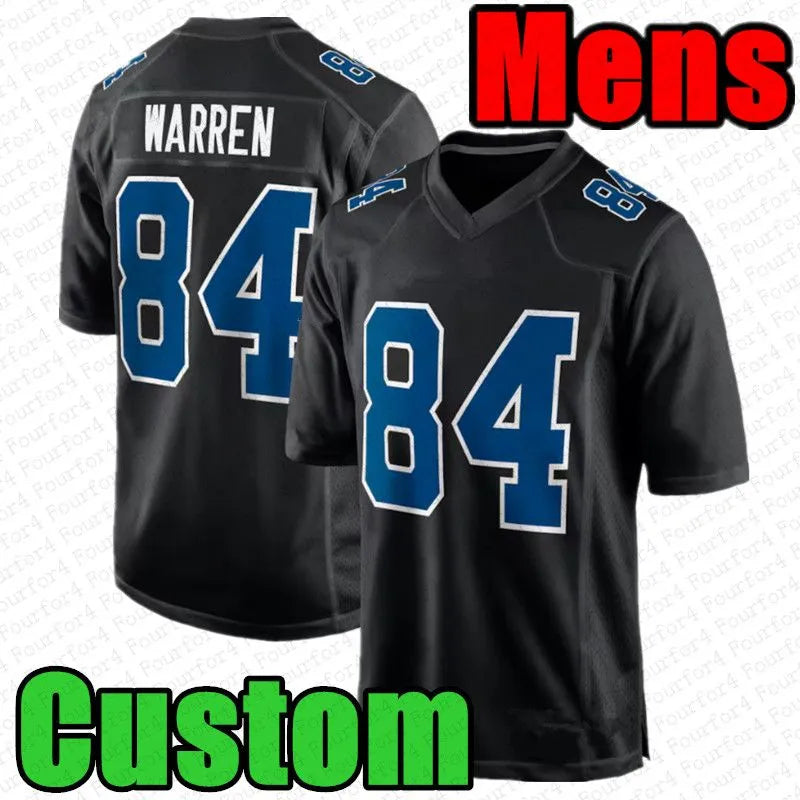 Tyler Warren Daniel Jones Football Jersey Jonathan Taylor Ahmad Sauce Gardner Ri - SitterJersey.com