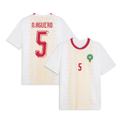 Morocco Away Jersey Achraf Hakimi NO 2 Shirt World Cup 2026 Moroccans National T - SitterJersey.com