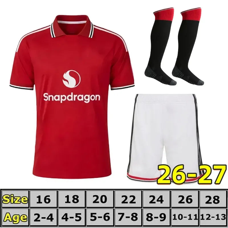 Stone Roses 26 27 MAN CUNHA Soccer Jersey AMAD SESKO MAINOO YORO unted football  - SitterJersey.com