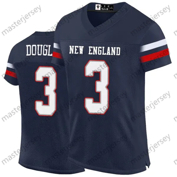 10 Drake Maye Football Jerseys Christian Gonzalez Rhamondre Stevenson Demario Do - SitterJersey.com