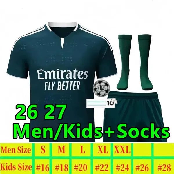 Real Madrid Jersey Kids 2026 Reals Madrid Soccer Jerseys MBAPPE BELLINGHAM Chandal VINI JR Children 26 27 Football Shirt Top Valverde Endrick RODRYGO CAMAVINGA Camiseta Jersey Kids Kits - SitterJersey.com