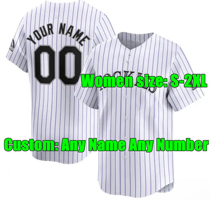 S-4XL 2024 Custom Kris Bryant Jersey Wilson Randal Grichuk Connor Joe Charlie Bl - SitterJersey.com