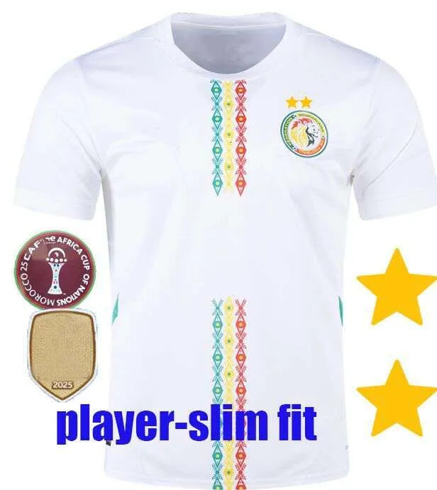 2 Star Senegal Soccer Jerseys 2025 2026 National Team SARR P.M.SARR N.JACKSON DI - SitterJersey.com