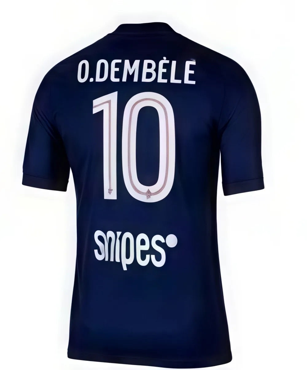 Psges jersey 26 27 maillot psges O.DEMBELE KVARATSKHELIA EMERY RAMOS HAKIMI N.ME - SitterJersey.com