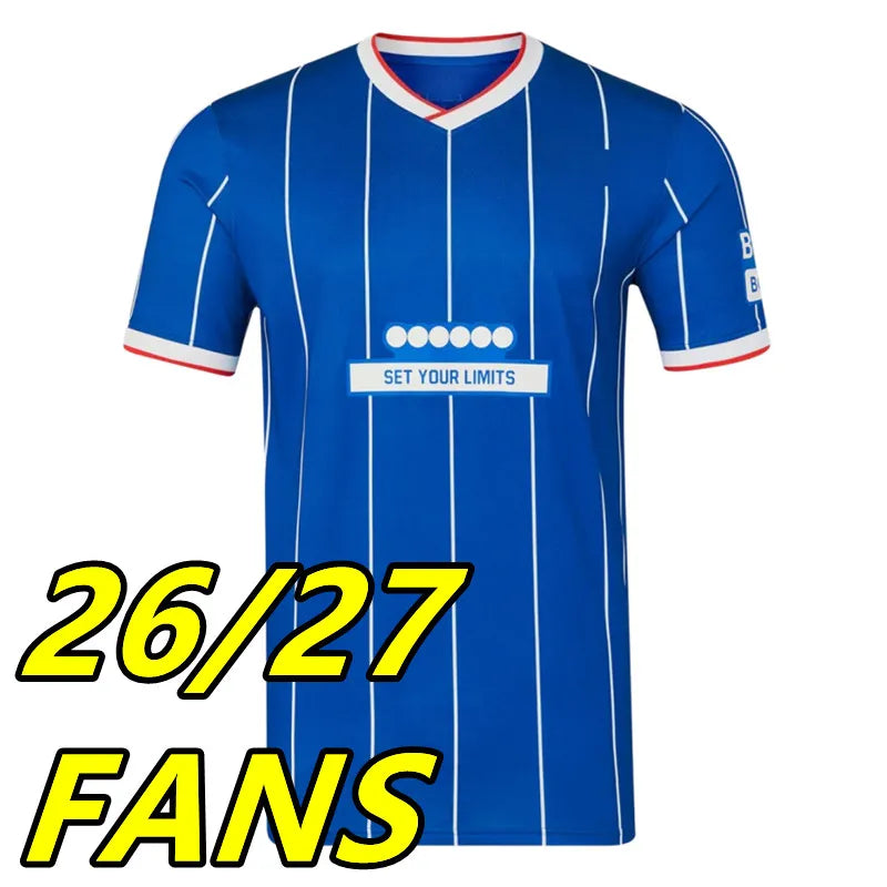 2026 27 Glasgow RangersS fc home soccer jersey 2026 home Ranger COLAK ROOFE LUND - SitterJersey.com