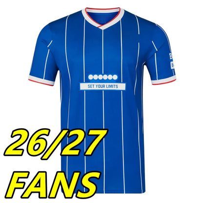 2026 27 Glasgow RangersS fc home soccer jersey 2026 home Ranger COLAK ROOFE LUND - SitterJersey.com