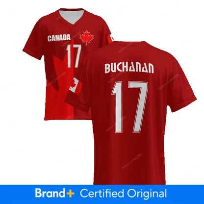 Canada Jersey Alphonso Davies NO 19 World Cup 2026 Canadian National Team Sports - SitterJersey.com