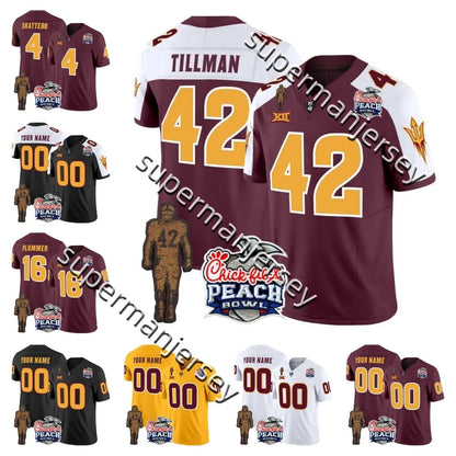 Men's 18 Manning Blue Football Jersey - Breathable, Embroidered V-Neck Rugby Swe - SitterJersey.com