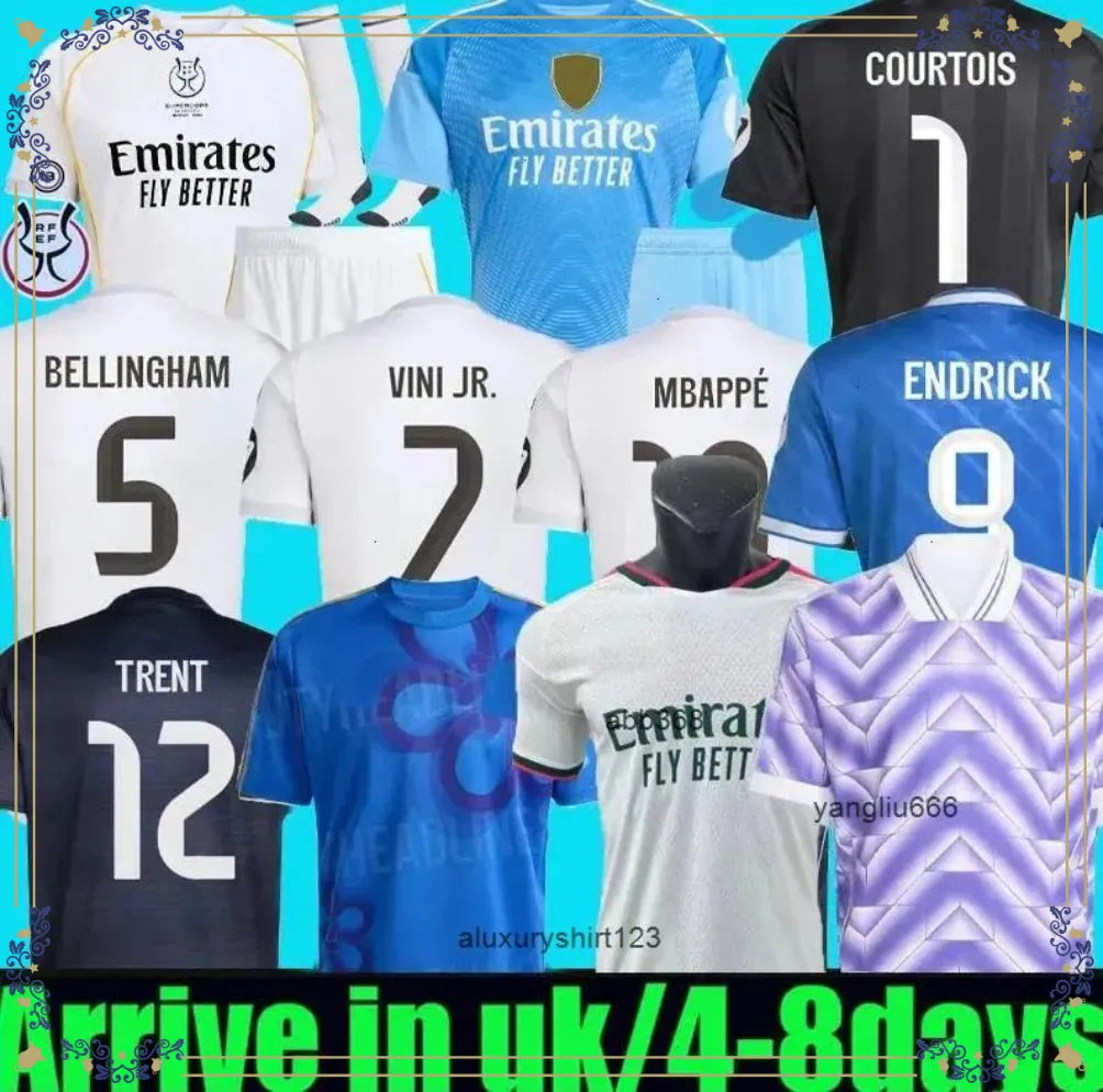 Real Madrid Jersey Kids 2026 Reals Madrid Soccer Jerseys MBAPPE BELLINGHAM Chandal VINI JR Children 26 27 Football Shirt Top Valverde Endrick RODRYGO CAMAVINGA Camiseta Jersey Kids Kits - SitterJersey.com