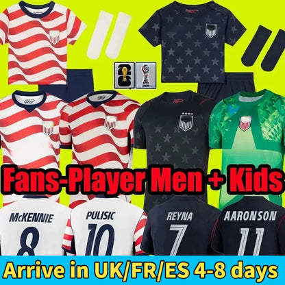 2026 Usa Soccer jersey 2026 World Cup PULISIC BALOGUN Jersey AARONSON WRIGHT ARF - SitterJersey.com