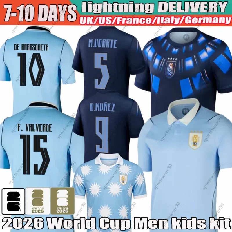 Uruguay Soccer Jersey 2026 4XL Norway Jersey 2026 HAALAND World Cup Soccer Jerseys SORLOTH NUSA AASGAARD HORN MYHRE DONNUM RYERSON MOLLER WOLFE AJER STRAND Norway Kit Home Away Football Shirt - SitterJersey.com