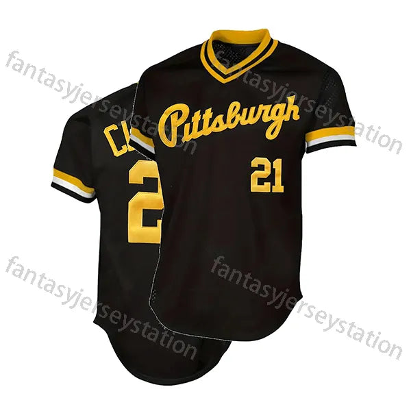 in stock mens polyester 21 black baseball jersey vneck polyester adult unisex cl - SitterJersey.com