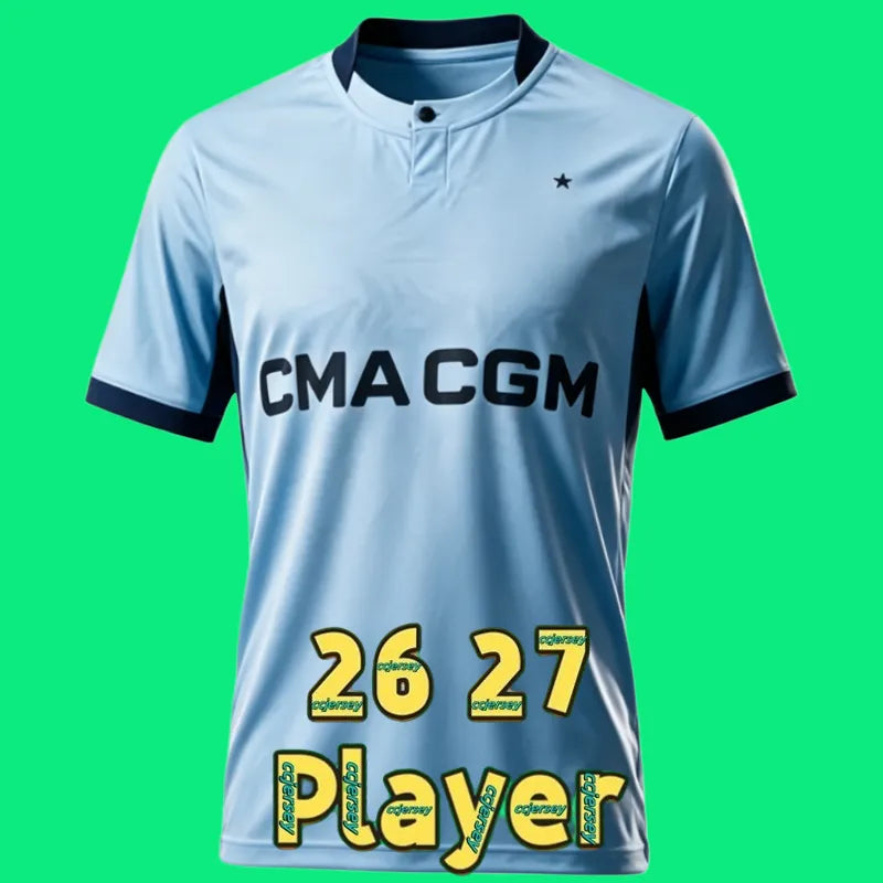 25 26 27 maillot de foot GREENWOOD marseille jersey soccer PAVARD MEDINA PAIxao  - SitterJersey.com
