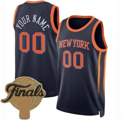 Custom Jalen Brunson Karl Anthony Towns Basketball Jerseys Josh Hart Mikal Bridg - SitterJersey.com