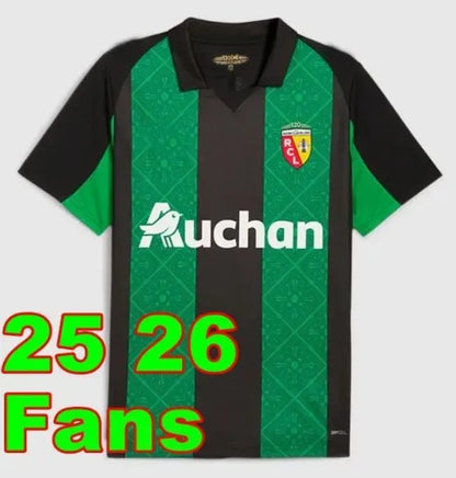 25 26 27 Home Away Maillot RC Lens Soccer Jerseys THIRD Saint-Barbe Special KAKU - SitterJersey.com