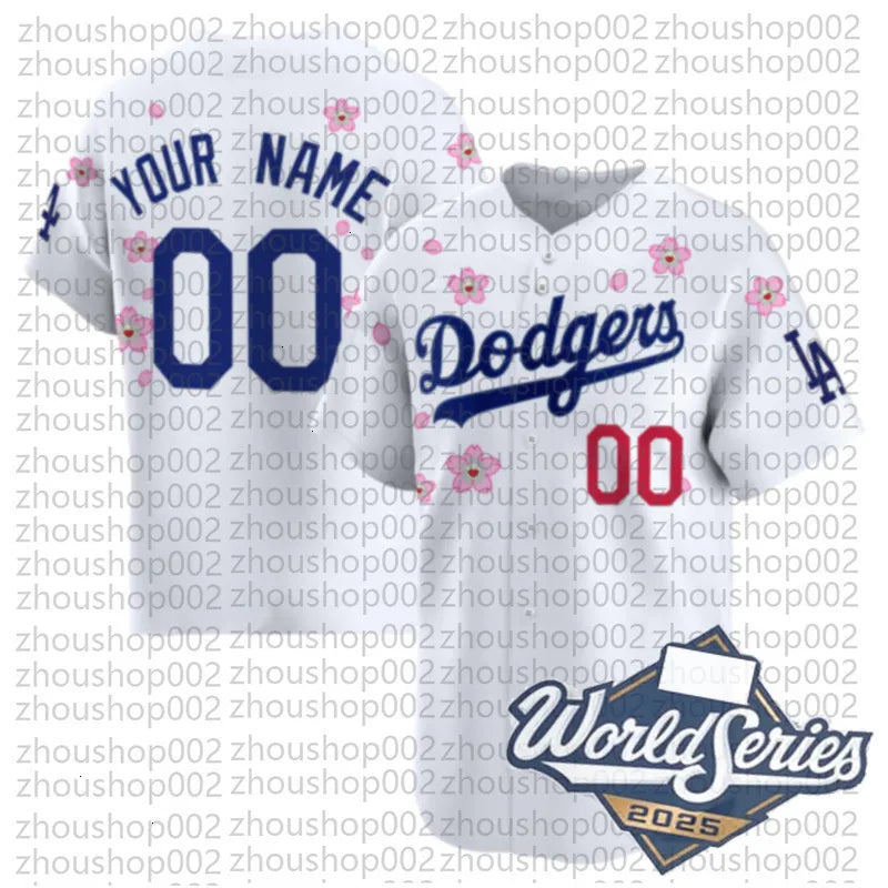 2025 Custom Dodgers Jersey Shohei 17 Ohtani Mookie 50 Betts 18 Yamamoto Freddie  - SitterJersey.com