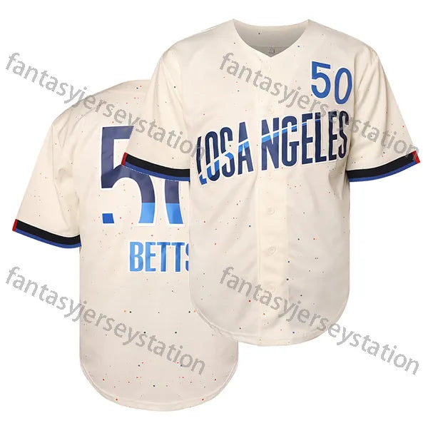 #17 Blue Men's Shohei Relaxed Ohtani 42 Robinson Fit Embroidered V-Neck Button U - SitterJersey.com