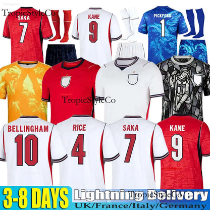 England Football Kit 2026 England World Cup 2026 Football Shirt Soccer Jerseys KANE BELLINGHAM EZE SAKA PALMER RICE FODEN Kids Mens Women 26 27 Kit - SitterJersey.com