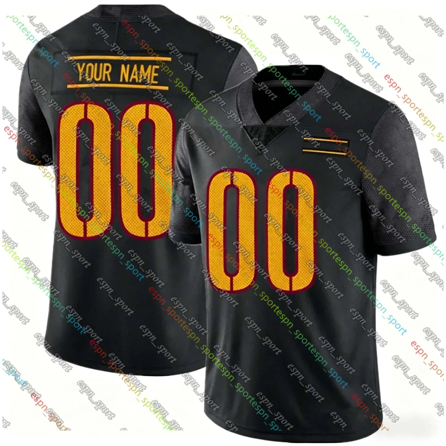 5 Jayden Daniels Terry McLaurin Football Jersey Jacory Croskey-Merritt Mike Sain - SitterJersey.com