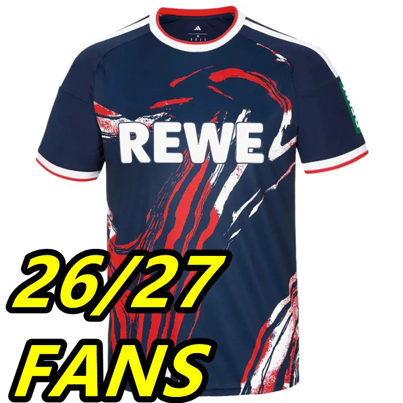 New 2026 2027 FC Koln Soccer Jerseys Koln jersey MARTEL HUBERS WALDSCHMIDT KAINZ - SitterJersey.com