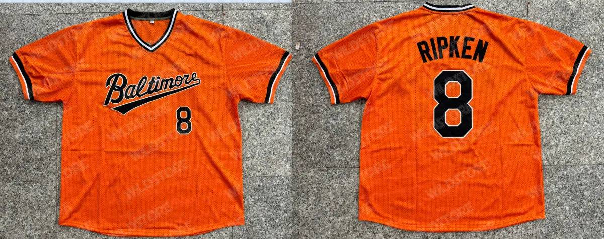 Orange Baltimo Re Baseball Jerseys Men's Sewing Embroidery High Quality In Stock - SitterJersey.com