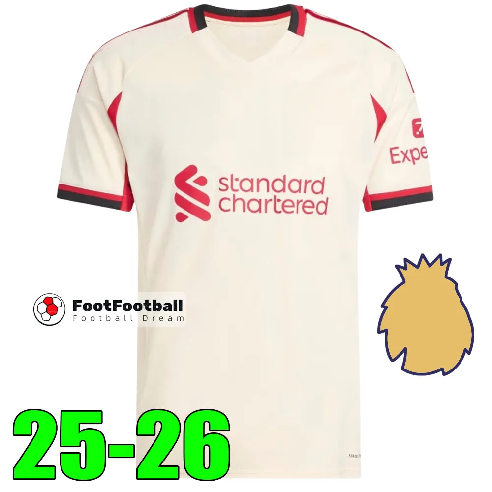 2026 ISAK EKITIKE WIRTZ DIOGO J. KERKEZ FRIMPONG M.SALAH liverpool 26 27 FC Foot - SitterJersey.com