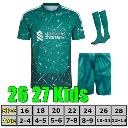 Liveropool Jersey 26 27 SZOBOSZLAI LFC ISAK WIRTZ EKITIKE M.SALAH VIRGIL soccer  - SitterJersey.com