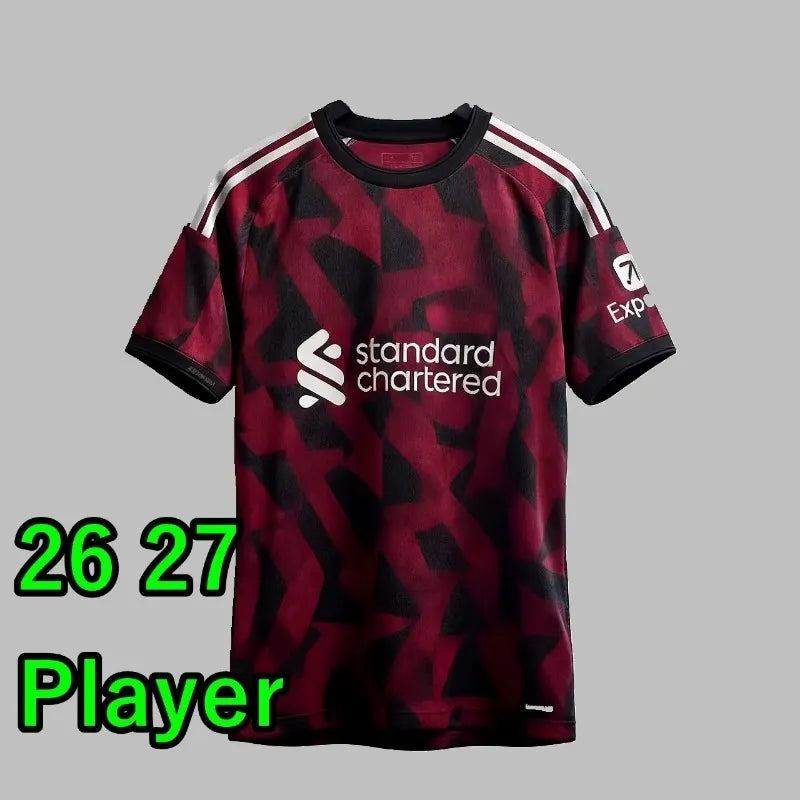 liverpool 26 27 Mohamed Salah ISAK wirtz Ekitike SZOBOSZLAI football jersey MAC  - SitterJersey.com