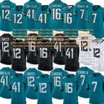 Travis Hunter Football Jerseys Brian Thomas Jr Trevor Lawrence Josh Hines-Allen - SitterJersey.com