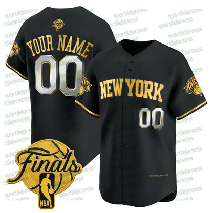 NewYork Knicks 2026 Final Champion Baseball Jersey Jalen Brunson Karl-Anthony To - SitterJersey.com